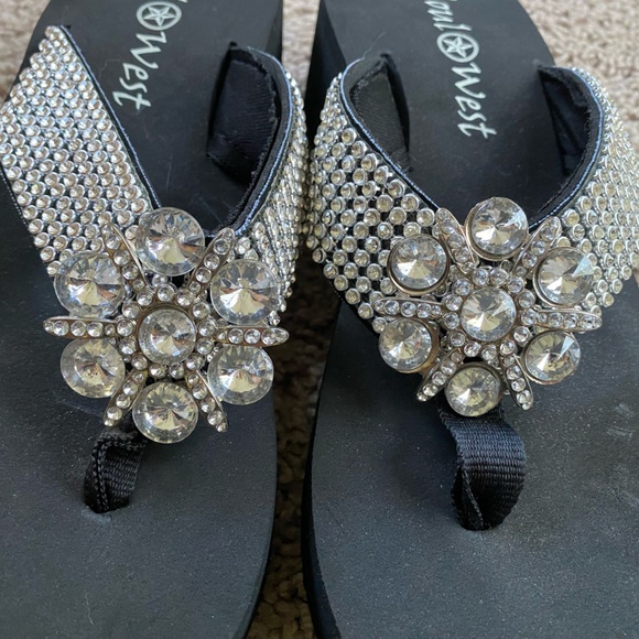 Soul West bling flip flops - Picture 4 of 5